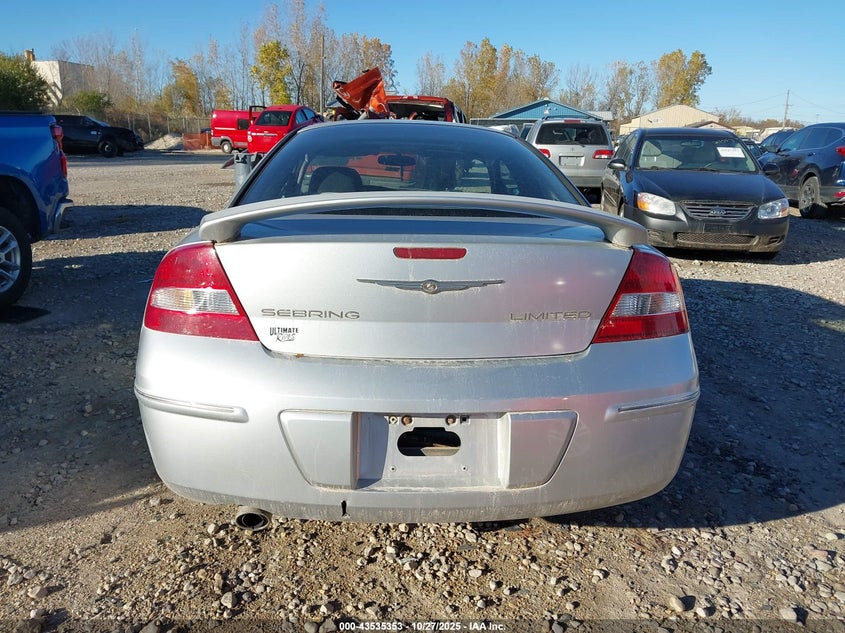 2004 Chrysler Sebring Limited VIN: 4C3AG52H34E082513 Lot: 43535353