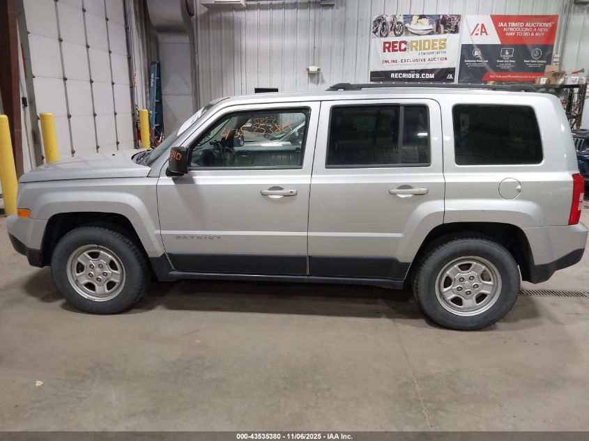 2014 Jeep Patriot Sport VIN: 1C4NJPBA5ED534497 Lot: 43535380