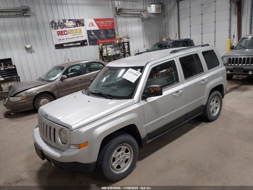 2014 Jeep Patriot Sport VIN: 1C4NJPBA5ED534497 Lot: 43535380