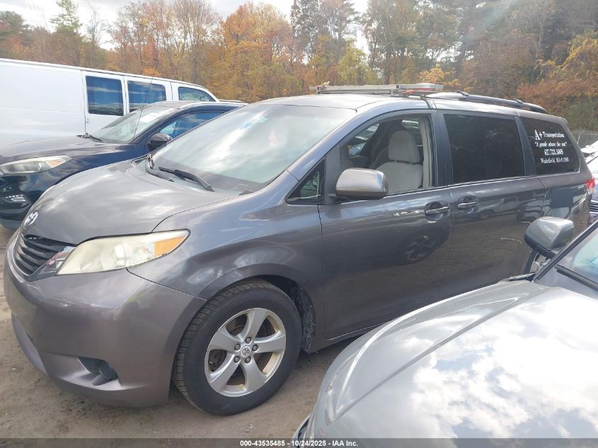 2011 Toyota Sienna Le V6 VIN: 5TDKK3DC7BS167108 Lot: 43535485