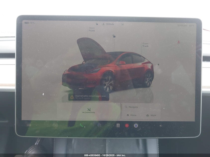 2023 Tesla Model Y Awd/Long Range Dual Motor All-Wheel Drive VIN: 7SAYGDEE7PA151651 Lot: 43535493