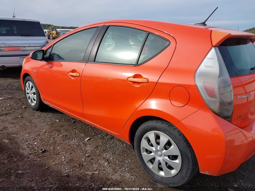 2012 Toyota Prius C Three VIN: JTDKDTB38C1003460 Lot: 43535563