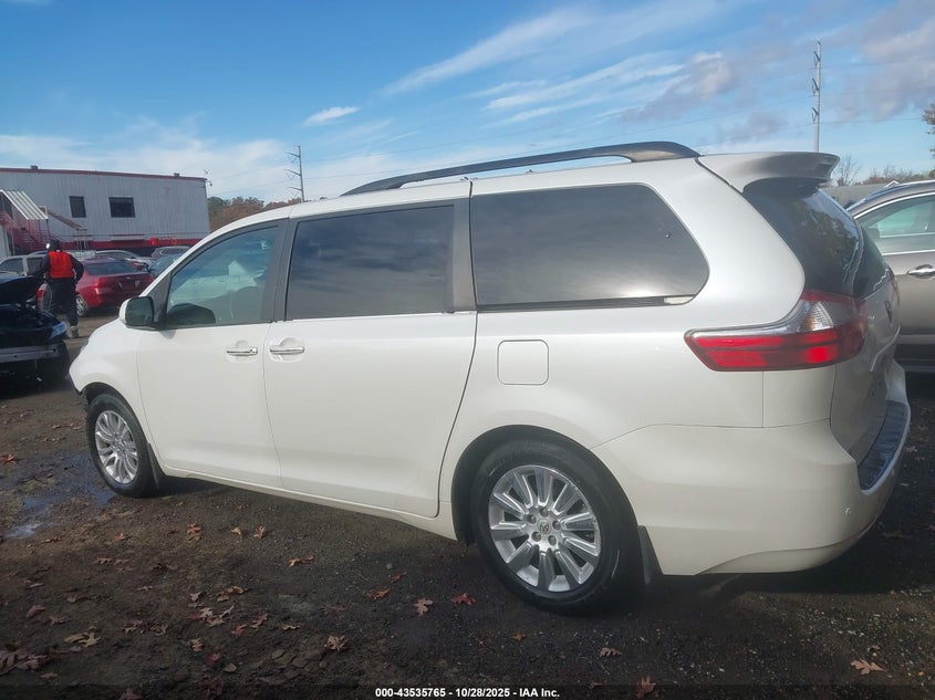 2015 Toyota Sienna Xle/Limited VIN: 5TDYK3DC1FS665322 Lot: 43535765