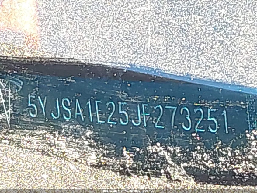 2018 Tesla Model S VIN: 5YJSA1E25JF273251 Lot: 43535779