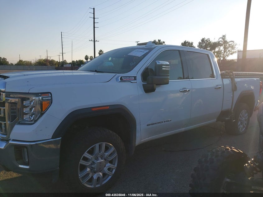 2021 GMC Sierra 2500Hd 4Wd Standard Bed Slt VIN: 1GT49NEY9MF283052 Lot: 43535846