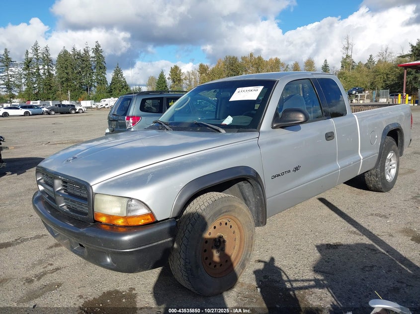 1B7GL12X42S708569 2002 DODGE DAKOTA photo no. 2