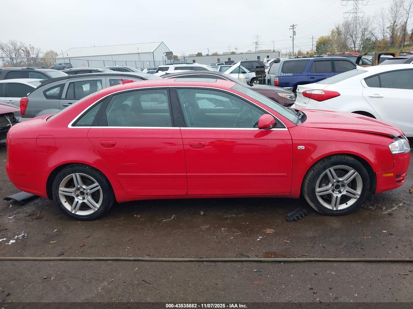 2006 Audi A4 2.0T VIN: WAUDF78E56A207508 Lot: 43535882