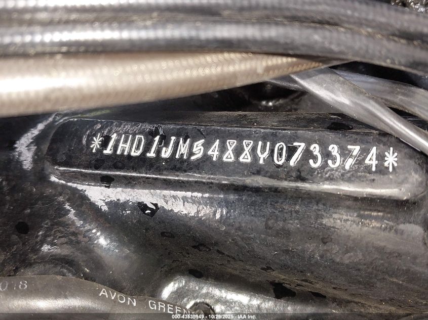 2008 Harley-Davidson Flstsb VIN: 1HD1JM5488Y073374 Lot: 43535949