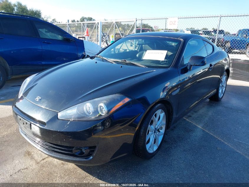 KMHHN66F88U267065 2008 HYUNDAI TIBURON photo no. 2