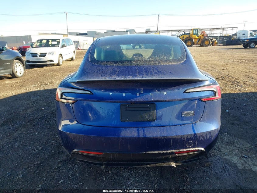 2025 Tesla Model 3 Performance VIN: 5YJ3E1ET7SF062961 Lot: 43536092