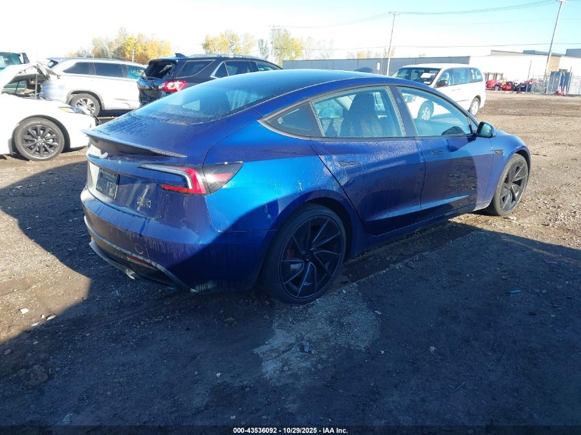 2025 Tesla Model 3 - 5YJ3E1ET7SF062961
