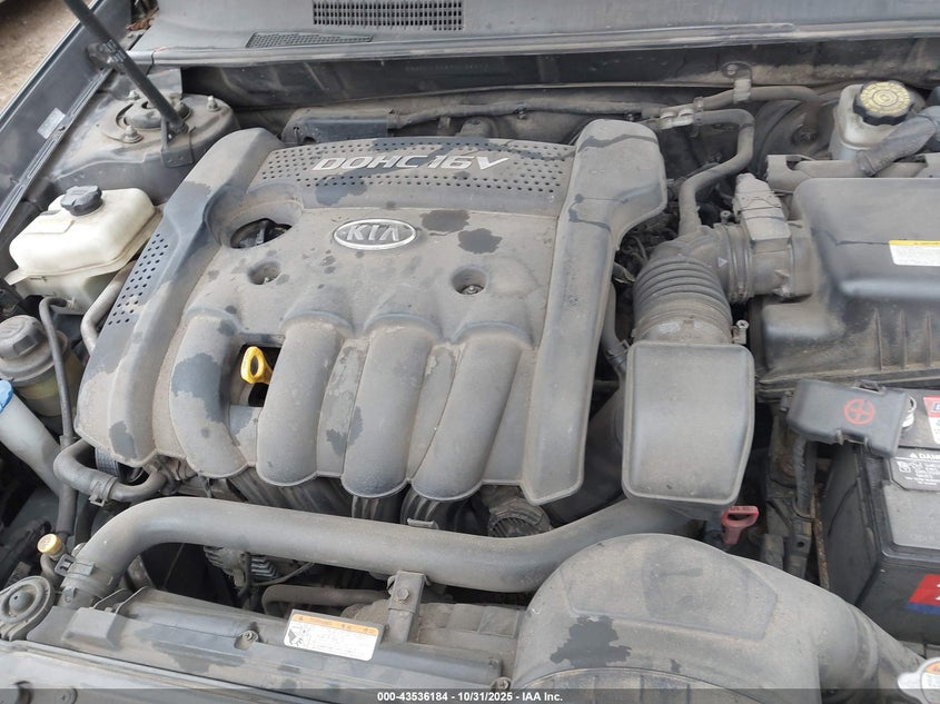 2007 Kia Optima Lx VIN: KNAGE123875124217 Lot: 43536184