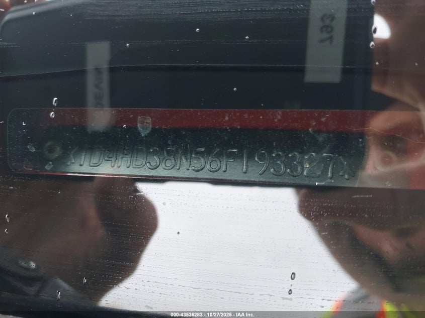 2006 Dodge Durango Sxt VIN: 1D4HD38N56F193327 Lot: 43536283