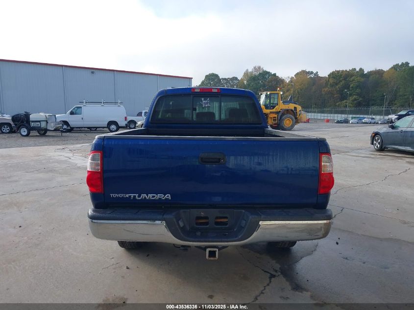 2006 Toyota Tundra Sr5 VIN: 5TBRU34186S480268 Lot: 43536336