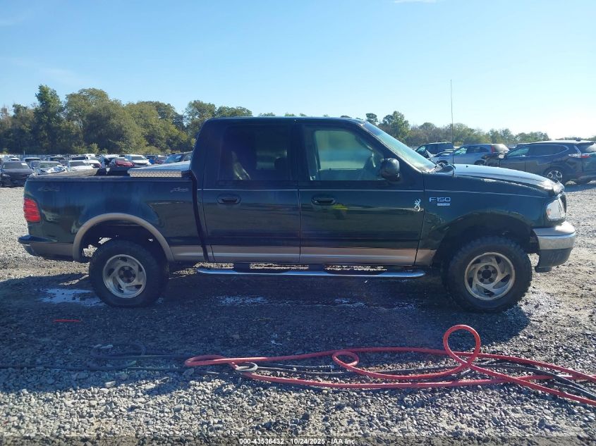 2003 Ford F-150 Lariat/Xlt VIN: 1FTRW08L93KD88858 Lot: 43536432