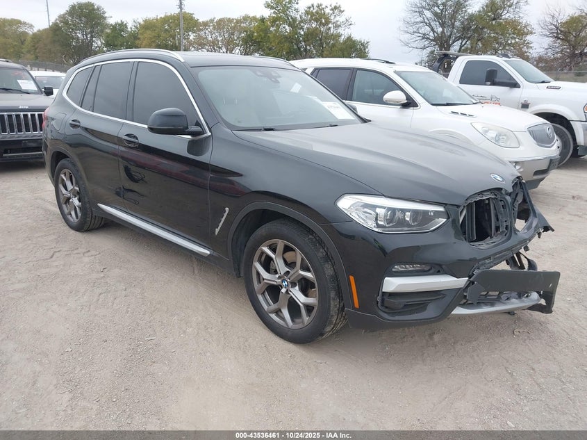 2021 BMW X3 XDRIVE30I - 5UXTY5C01M9G36976