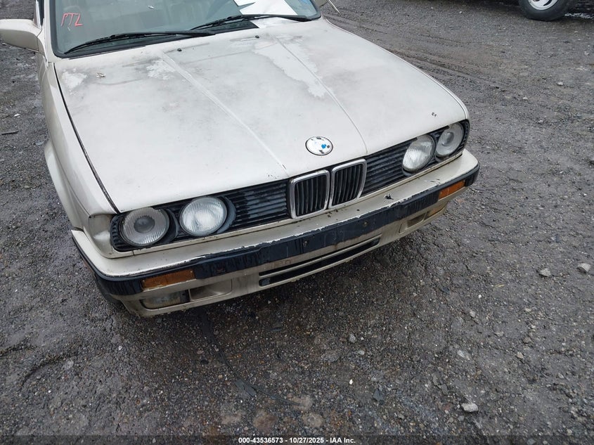 1989 BMW 325 I Automatic VIN: WBAAD230XK8845195 Lot: 43536573