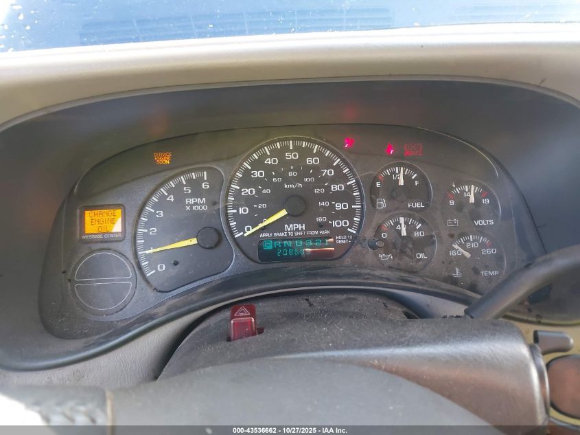 2000 Chevrolet Silverado 1500 Ls VIN: 1GCEK19V5YE256282 Lot: 43536662