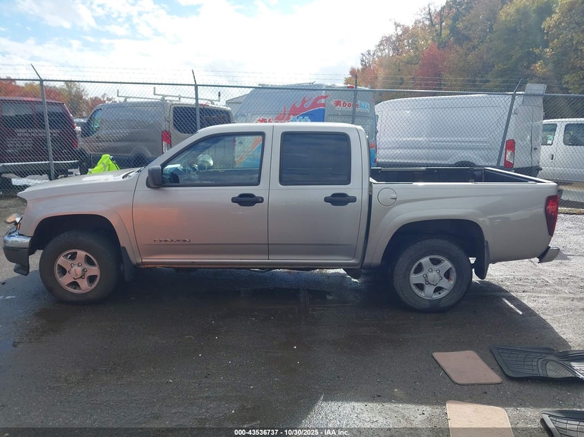 2004 GMC Canyon Sle VIN: 1GTDT136348137245 Lot: 43536737