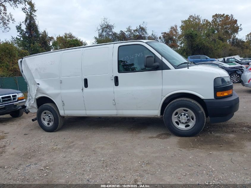 2022 Chevrolet Express Cargo Rwd 2500 Regular Wheelbase Wt VIN: 1GCWGAF77N1161494 Lot: 43536745
