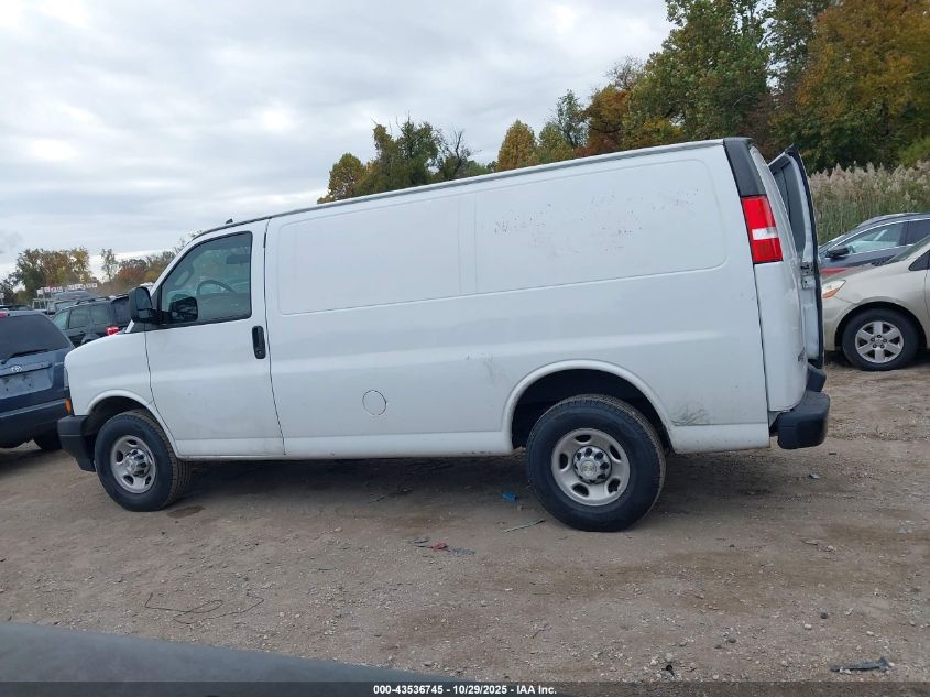 2022 Chevrolet Express Cargo Rwd 2500 Regular Wheelbase Wt VIN: 1GCWGAF77N1161494 Lot: 43536745