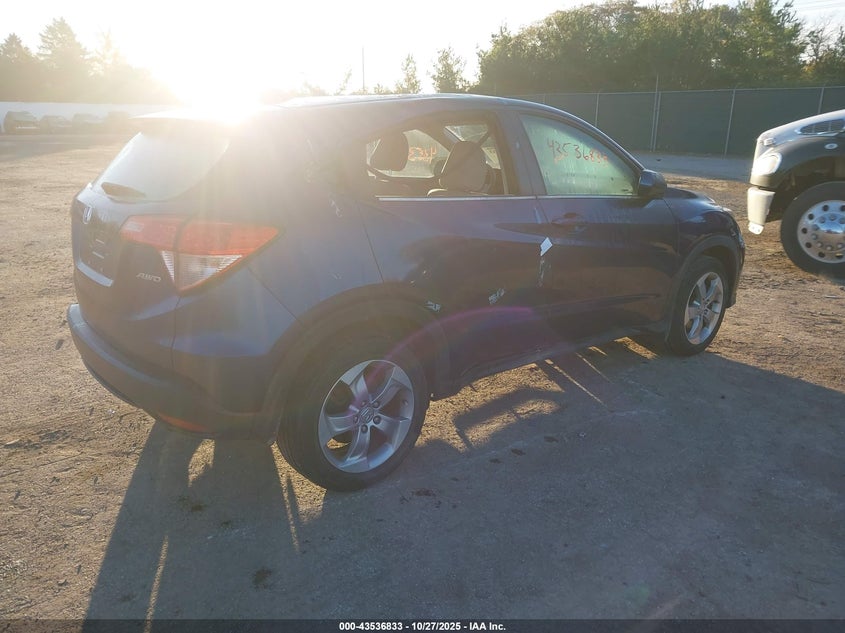 2016 HONDA HR-V auction photo 4