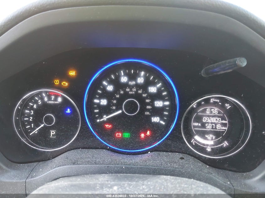 2016 HONDA HR-V auction photo 7