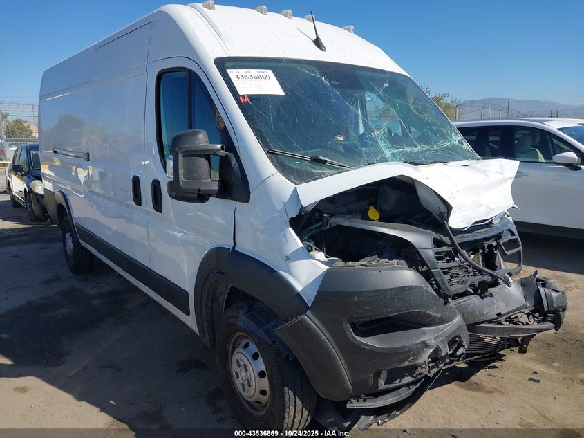 2023 RAM PROMASTER 3500 CARGO VAN HIGH ROOF 159 WB EXT - 3C6MRVJG9PE516799