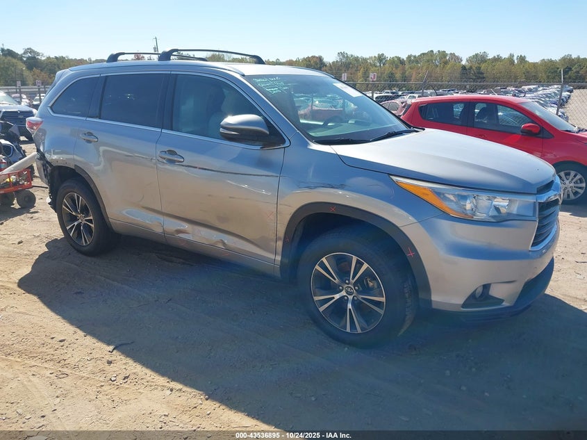 2016 TOYOTA HIGHLANDER XLE V6 - 5TDKKRFH9GS501562
