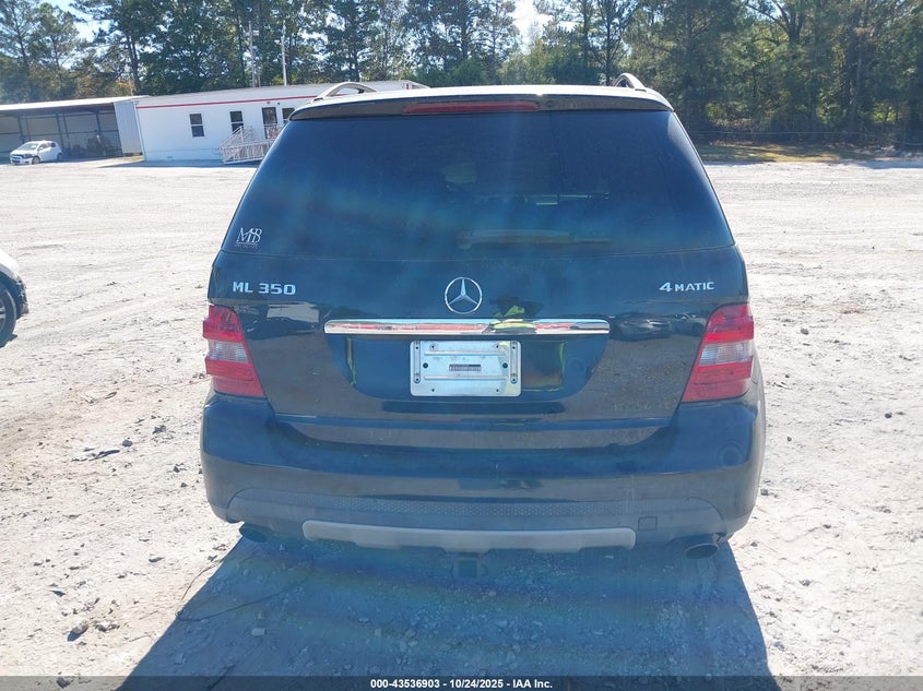 2007 Mercedes-Benz Ml 350 4Matic VIN: 4JGBB86E87A287835 Lot: 43536903