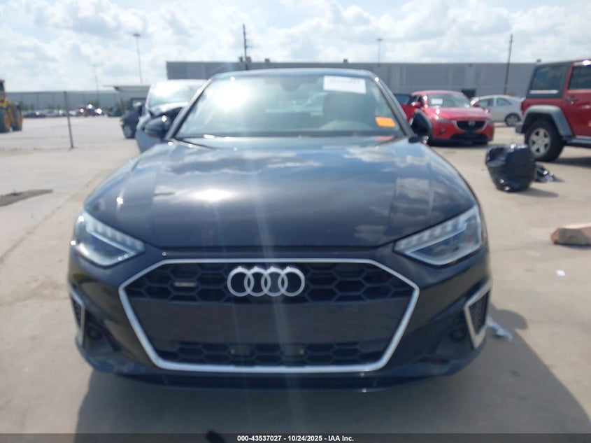 2024 AUDI A4 PREMIUM PLUS 45 TFSI S LINE QUATTRO S TRONIC WAUEAAF42RN014658