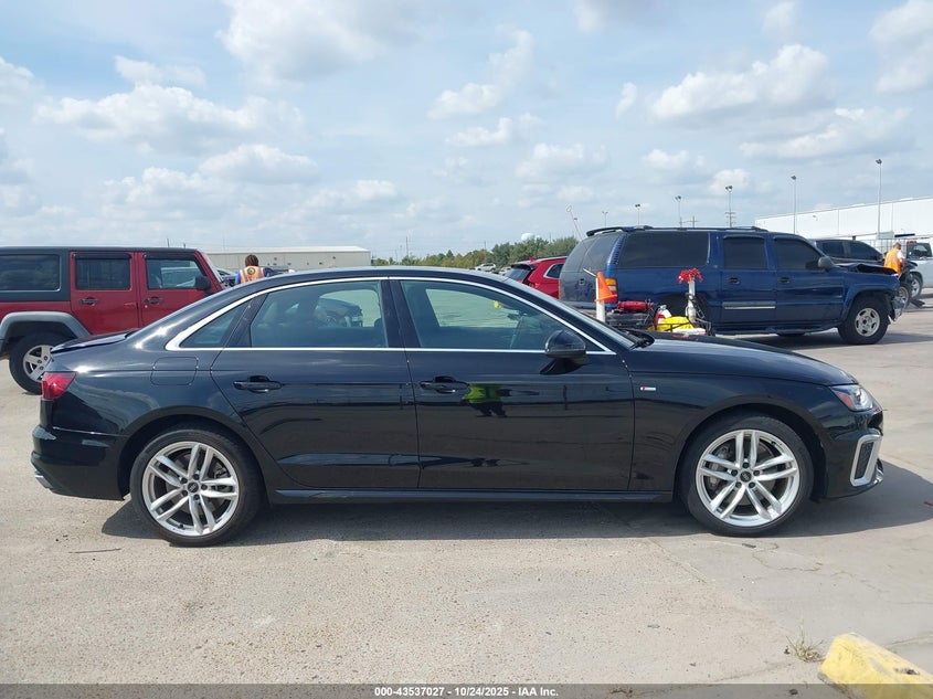 2024 AUDI A4 PREMIUM PLUS 45 TFSI S LINE QUATTRO S TRONIC WAUEAAF42RN014658