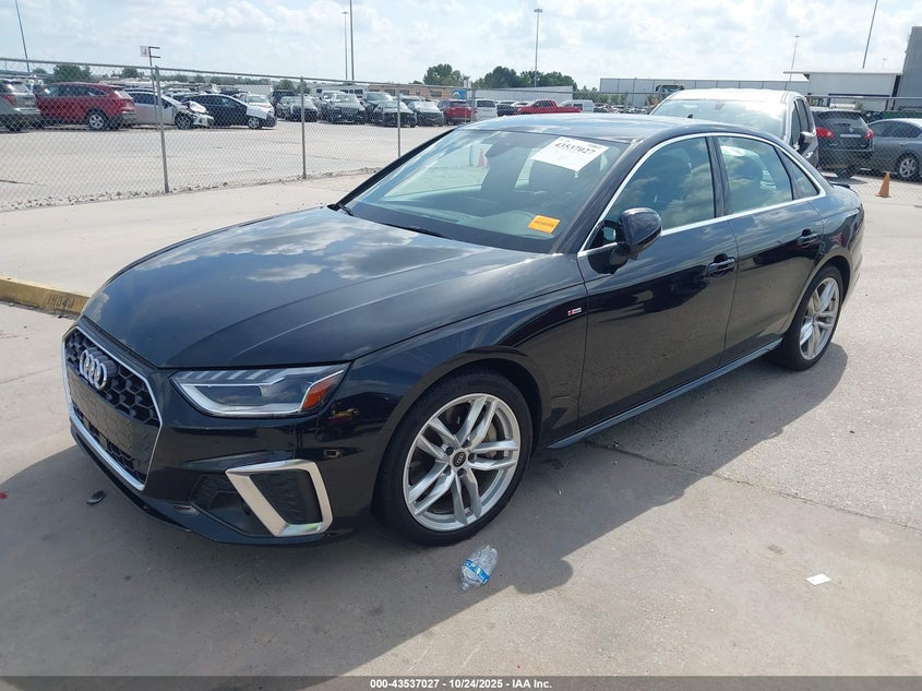 2024 AUDI A4 PREMIUM PLUS 45 TFSI S LINE QUATTRO S TRONIC WAUEAAF42RN014658