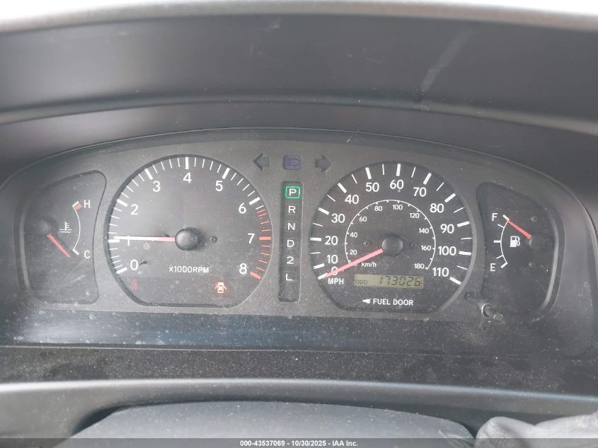 2000 Toyota Sienna Le VIN: 4T3ZF13C1YU319545 Lot: 43537069