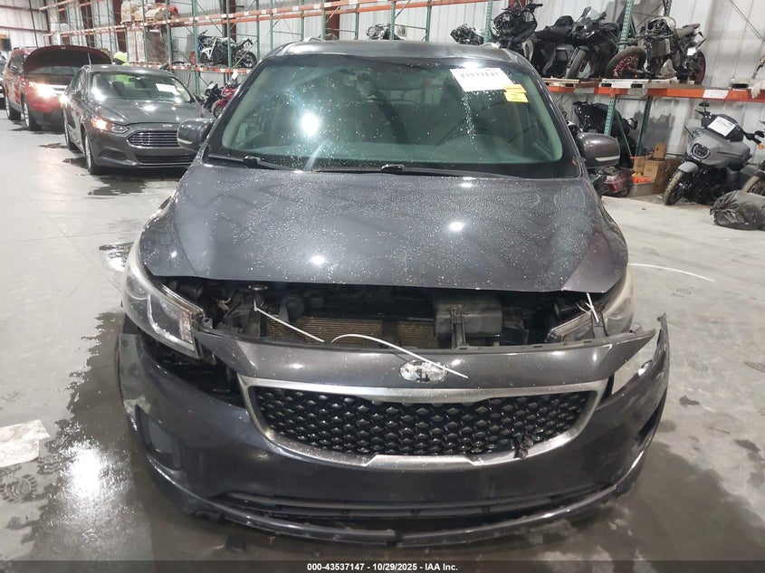 2017 Kia Sedona Lx VIN: KNDMB5C16H6292596 Lot: 43537147