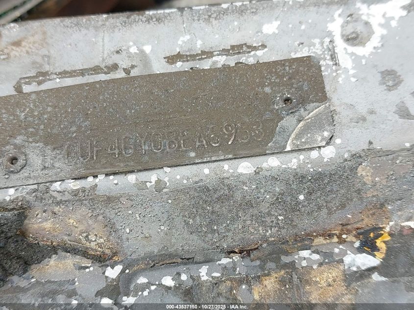 2011 Ford F450 Super Duty VIN: 1FDUF4GY0BEA59537 Lot: 43537150