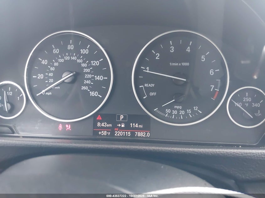 2017 BMW 320I WBA8E1G54HNU14468