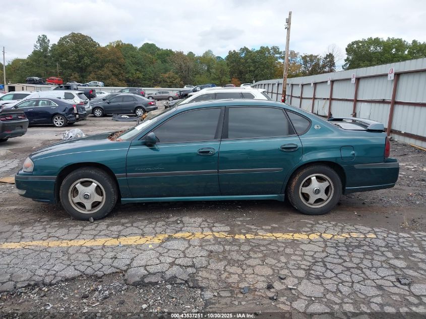 2000 Chevrolet Impala Ls VIN: 2G1WH55K4Y9146776 Lot: 43537251