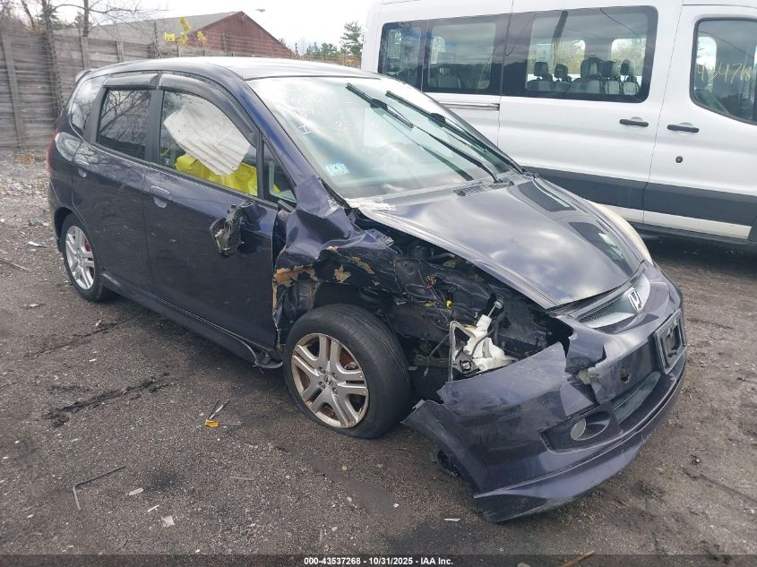 2008 Honda Fit Sport VIN: JHMGD386X8S064378 Lot: 43537268