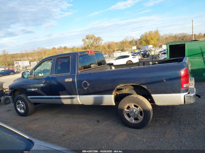 2005 Dodge Ram 2500 Slt/Laramie VIN: 3D7KS28D25G775270 Lot: 43537296