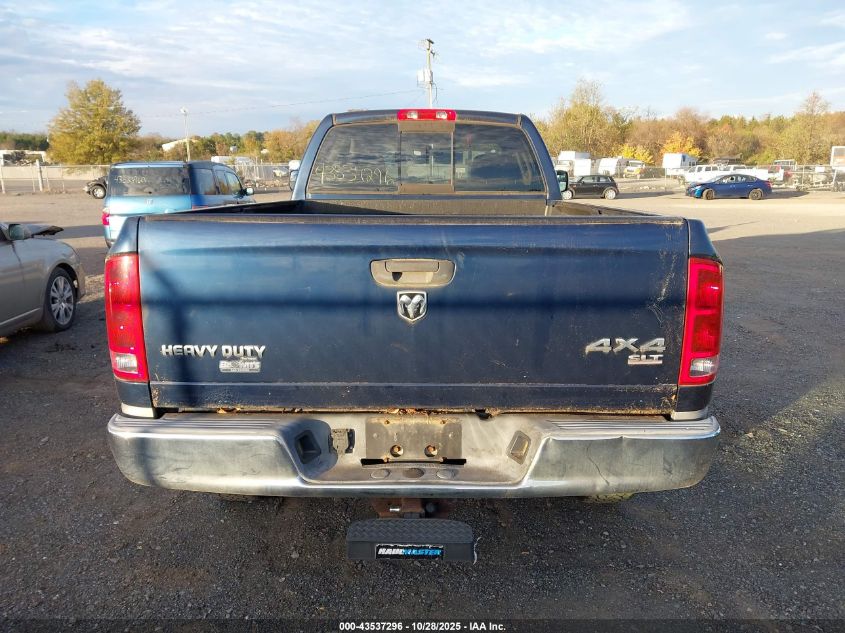 2005 Dodge Ram 2500 Slt/Laramie VIN: 3D7KS28D25G775270 Lot: 43537296