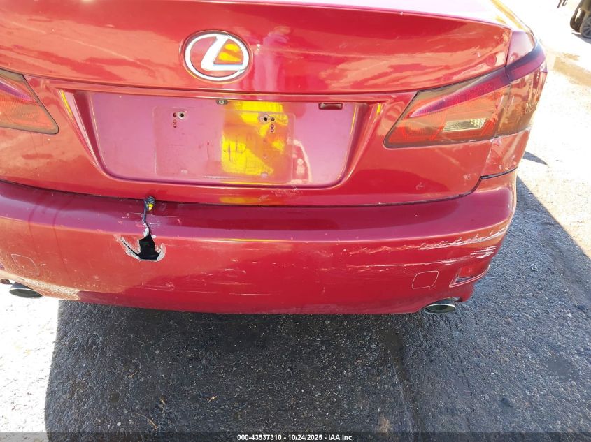 2006 Lexus Is 250 VIN: JTHBK262X62004303 Lot: 43537310