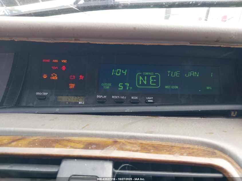 2003 Toyota Avalon Xls VIN: 4T1BF28B33U277212 Lot: 43537316