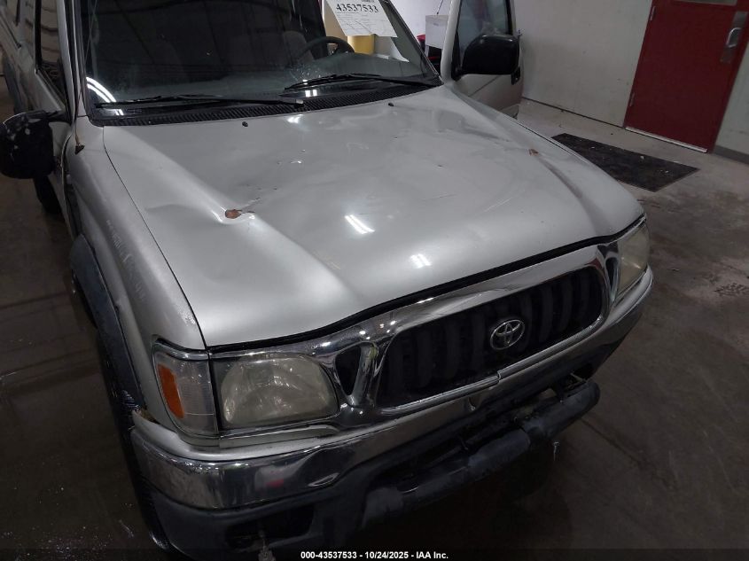 2001 Toyota Tacoma Prerunner V6 VIN: 5TESN92N31Z729148 Lot: 43537533