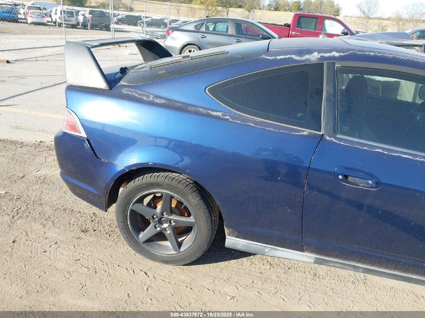 2004 Acura Rsx VIN: JH4DC54884S012184 Lot: 43537672