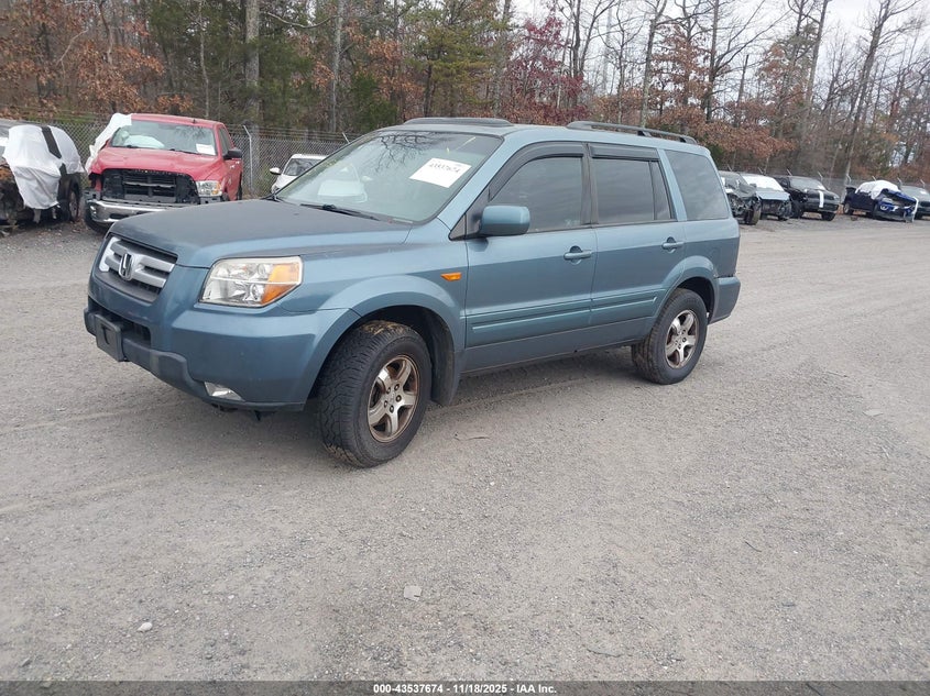 2HKYF18537H525090 2007 HONDA PILOT photo no. 2