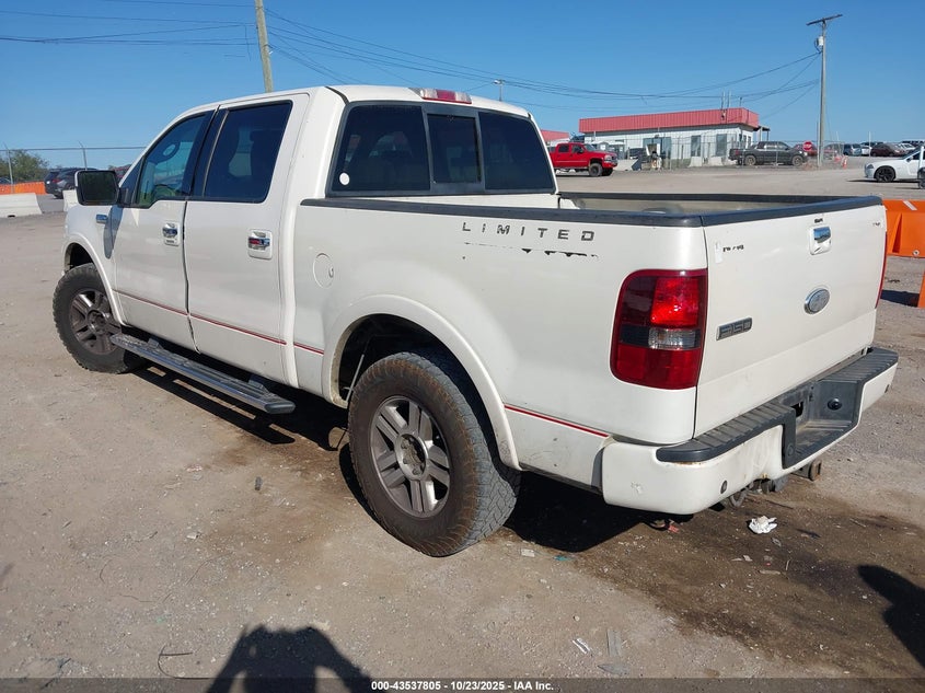 2008 Ford F-150 Harley-Davidson/Limited white truck gasoline 1FTRW14568FA02992 photo #4