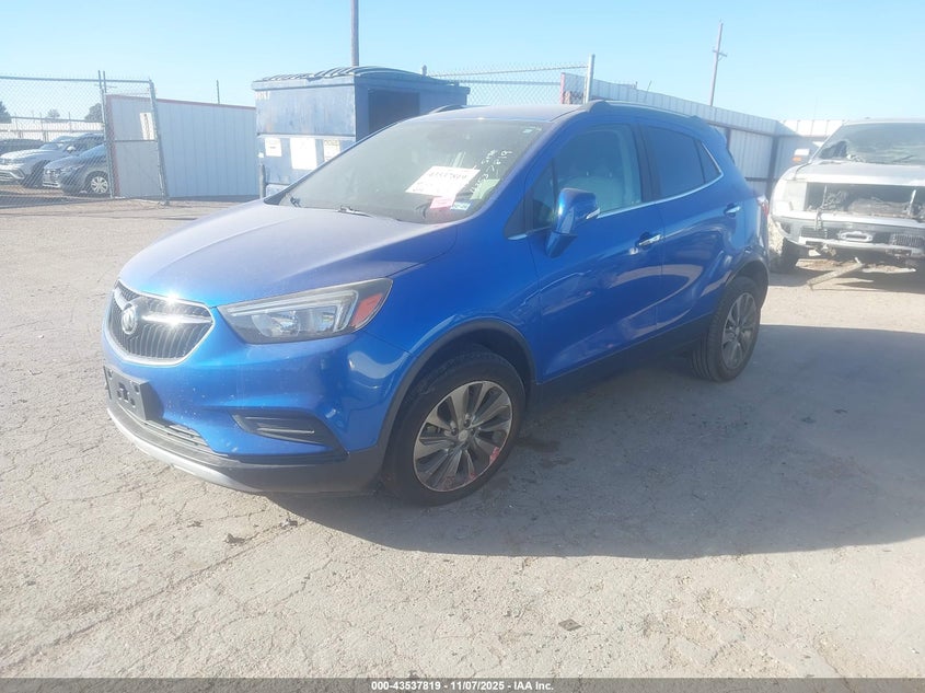 Vin: kl4cjasb6hb080509, lot: 44032844, buick encore preferred 20172