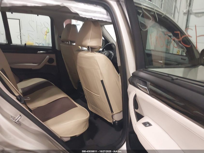 2013 BMW X3 xDrive28I VIN: 5UXWX9C55D0A25744 Lot: 43538011