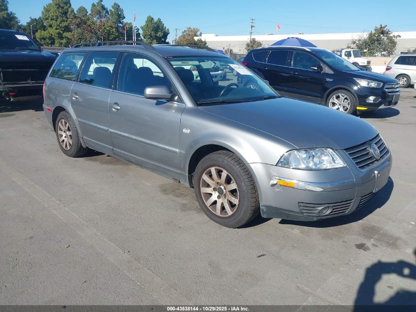 VOLKSWAGEN PASSAT 2003. Lot# 43538144. VIN WVWVD63B23E213775. Photo 1